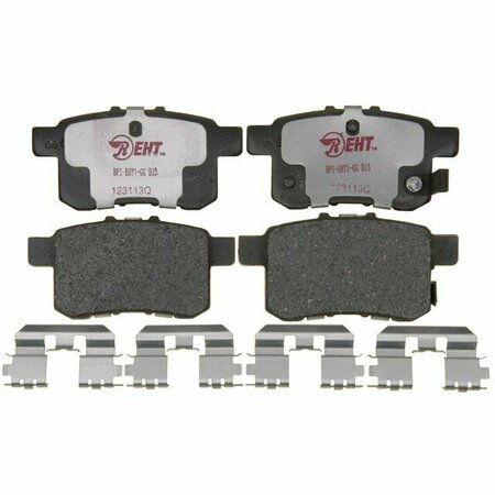 R/M BRAKES BRAKE PADS OEM OE Replacement Hybrid Technology Includes Mounting Hardware EHT1336H